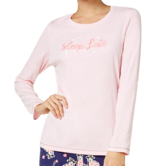 HUE Womens Printed Long Sleeve Top