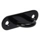 thumbnail image 4 of 5 Pack Stainless Steel Ceiling Hooks Reinforced Eye Plate 8mm Black Oval Door Mounting Loop, 4 of 4