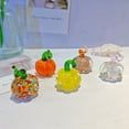 thumbnail image 6 of Shimmering Glass Halloween Pumpkin Figurine Decorative Object For Mantles Bookshelf Display Collectible Gift, 6 of 8