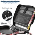 thumbnail image 4 of FORMRS Zipper Binder with Shoulder Strap 2-inch Ring 500 Sheet Capacity File Bag, Red Lobster, 4 of 5