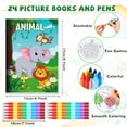 thumbnail image 2 of Juego de libros para colorear BenLouis para niños con crayones apilables, 2 of 7