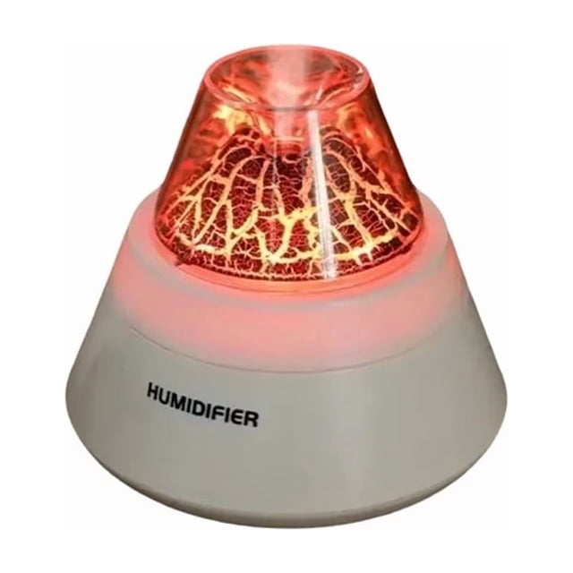 Difusor de Fragancia Volcánica, Humidificador Ultrasónico, Difusor de Aroma con Llama para el Hogar, Luz LED, Difusor de Aceites Esenciales, Regalo B
