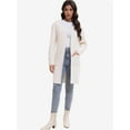 thumbnail image 3 of Cardigan Sweaters for Women Open Front Long Trench Coats Jacket Fall Winter Coatigan, 3 of 6