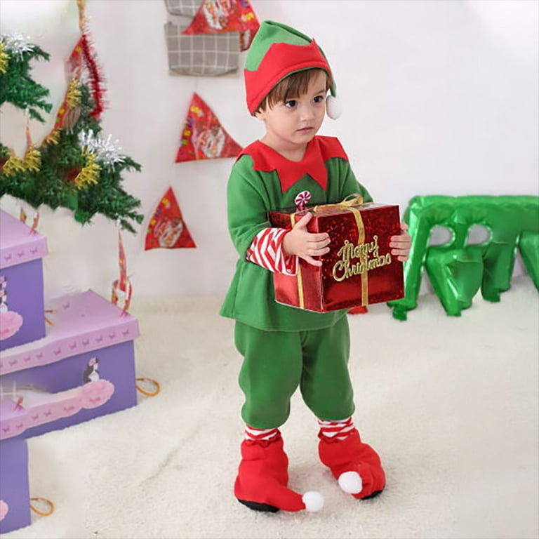 Christmas Gifts Hfyihgf Family Matching Christmas Santa Claus Costume  Family Cosplay Costumes Carnival Party Clothes 4 Pieces Set for Adult and  Child