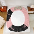 thumbnail image 5 of Homewish Western Black Princess Bed Sheets, Cute Cartoon Girl King Sheets, Teens Kids Girls Women Sheet Set, Lightweight Room Decor, 4pcs, 5 of 7