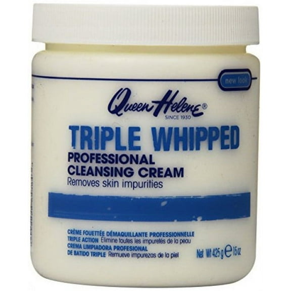 Queen Helene Professional Cleansing Cream, Triple Whipped, 15 Ounce [Packaging May Vary]