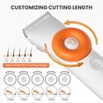 thumbnail image 2 of VOSOV Dog Grooming Clippers - Low Noise 2-Modes High Power & Electric Quiet, Cordless Dog Grooming Kit with 180 mins Rechargeable Battery, Adjustable Size Blades & Guard Combs Brush for Dogs Cats Pets, 2 of 7