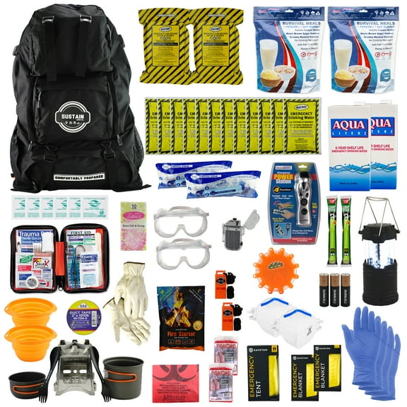 Sustain Supply Fire & Blackout Emergency Deluxe Kit