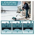 thumbnail image 5 of Cordless Snow Shovel, 13" Electric Snow Blower 21V, 4 ah Battery 300lb/min Snow Removal Snowshovel, 25FT Throw Distance, for Driveway/Steps/Patio/Sidewalk, 5 of 7