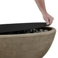 thumbnail image 2 of Lakeview Creekwood Oval Steel Lid For 48-Inch Fire Bowls- SC-591-BLK, 2 of 4