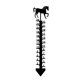 thumbnail image 1 of Medidor de nieve para exteriores, de metal, con forma de copo de nieve y hierro, preciso, resistente al viento, ideal para decoración de jardín y patio., 1 of 8