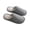 Grey, variant on AUDeals Women Linen Cotton Slippers Non Slip Shoes Thick Warm Footwear Fleece Lined House Shoes Dormitory Casual Slippers (Hot Pink, 7)
