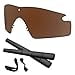 thumbnail image 3 of Predrox Brown Si Ballistic M Frame 2.0 Lenses & Rubber Kits Replacement for Oakley Sunglass Polarized, 3 of 4