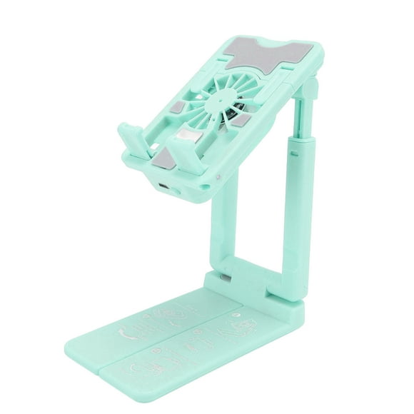 Soporte para Teléfono Confriador Celular de Teléfono, Ventilador de Radiador de Teléfono MÓVILABLE AJUSTABLE EN ALTURA CON LUCES RGB COLORIDAS, SOPORTE FLEXIBLE PARA TELEFONO