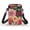 Floral Pattern, variant on HELLHERO Clover with Zipper Closed Crossbody Bag 2 Layers for Travel Daily Use