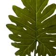 thumbnail image 2 of Nearly Natural Selloum Philo Single Leaf Stem (Set of 12) in Green, 2 of 3