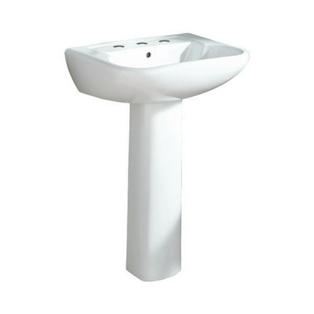 ... by Kohler Southhampton 23.38 Single Hole Pedestal Sink - Walmar...