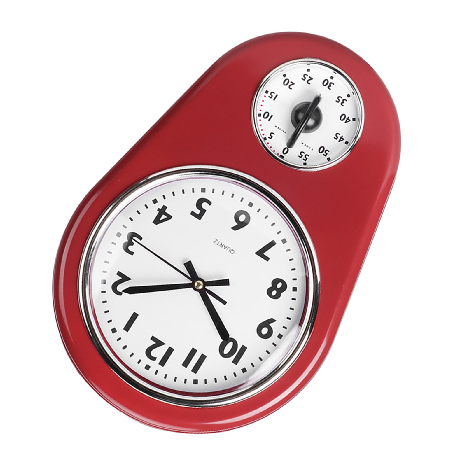 Red Retro Timer Clock