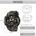 thumbnail image 5 of Reloj Gosasa S-Shock Camouflage Green Waterproof para hombre, 5 of 5