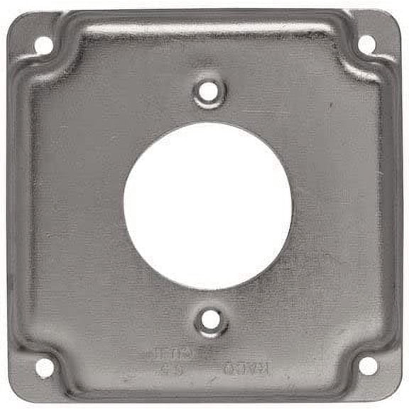 RACO 4 Square Steel Electrical Box Cover 811C - Square Electrical Cover - 5 Pack