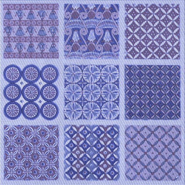 Ahgly Tapis d'Intérieur Lavable en Machine Carré Transitionnel Bleu Ardoise, 4 Pieds Carré