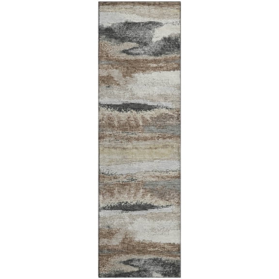 Dalyn Rugs Premium Machine Washable Mayfield AMF942 Taupe 2'3" x 7'6" Runner Rug