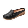 thumbnail image 3 of Willtoo Orthopedic Dress Shoes for Women Arch Support Work Shoes Wide Non Slip Slip on Work Shoes Knitted Mesh Stretch Comfortable 2026 New Foam Shoes, 3 of 6
