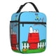 thumbnail image 3 of Fiambrera portátil personalizada S-Snoopys para mujer, multifunción, con diseño de animé Charlie Brown, bolsa térmica aislante para comida, para trabajo de oficina, 3 of 5
