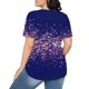thumbnail image 3 of Fiudx Ofertas Del Día Top Estampado con Cuello Redondo y Manga Corta Informal para Mujer a La Moda, 3 of 5