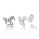 thumbnail image 1 of Aretes de Caballo Pequeños para Mujer en Plata Esterlina (0.23in), 1 of 1