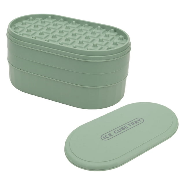 Freezer Ice Bin,Ice Cube Tray 72 Press Ice Tray Press Ice Cube Tray Crafted with Care