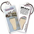 thumbnail image 2 of St. Augustine, FL FootWhere Souvenir Keychain. (StA100 - Assorted) 6 Piece Set, 2 of 7