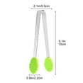 thumbnail image 3 of JoyMoreHome Silicone Mini Tongs, 5 Inch Hand Shape Silicone Food Tongs Small Tongs Kitchen Tongs for Serving Food Cooking Appetizers Ice Cube fruits Sugar, 3 of 6