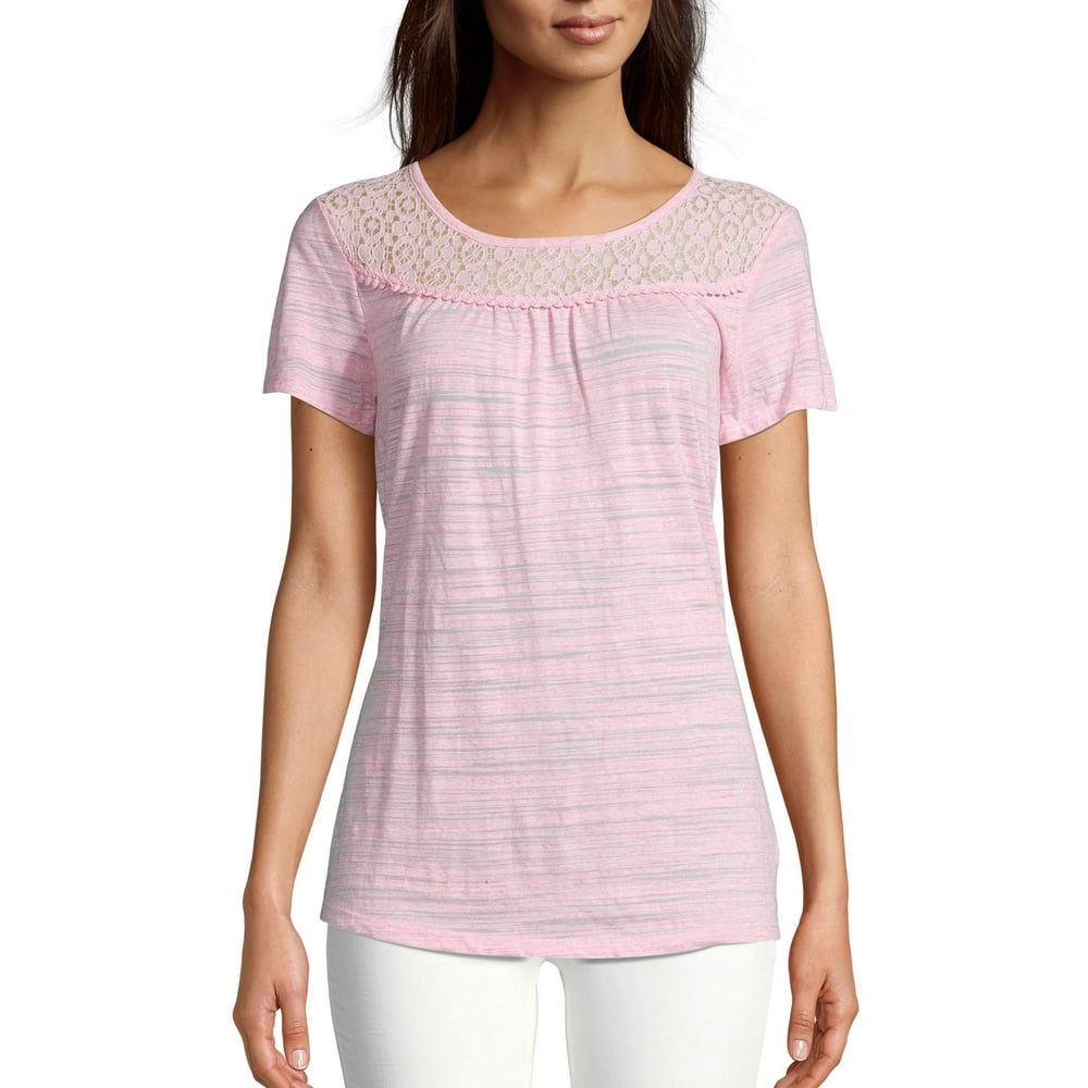 cropped peasant tee