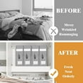 thumbnail image 3 of CyanCloud 2 Bed Sheet Organizers, Organizer Beddings 2 Pack (Queen & King Size), Under Bed Storage with Window Handle, Closet Organizer Storage for Bedding Blanket Duvet Covers, 3 of 12