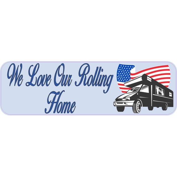 10in x 3in Rolling Home Magnet Magnetic Truck  Car Magnets RV