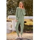 thumbnail image 4 of Conjunto Deportivo PRETTYGARDEN Otoño Mujer 2 Piezas de Punto Canalé XX-Large, 4 of 8