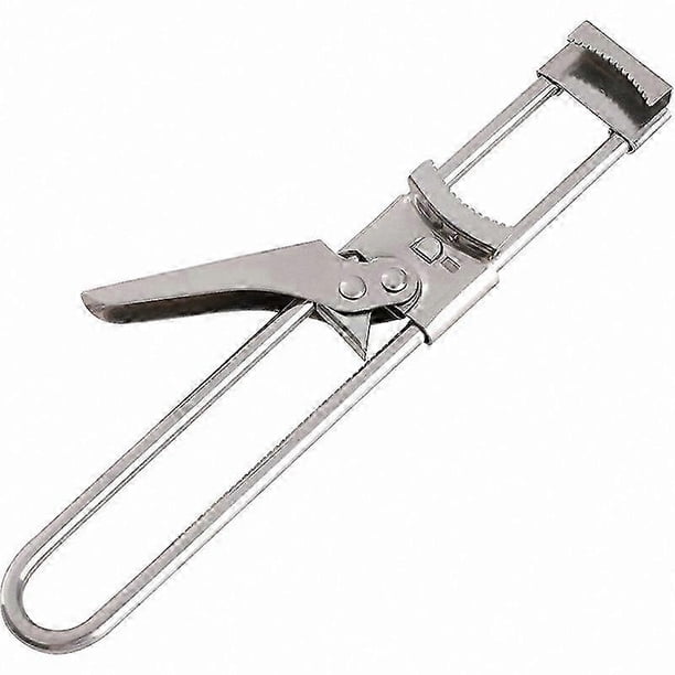 2025 Upgraded Stainless Steel Jar Opener, Adjustable Non-Slip Manual Can Opener with Multifunctional Design