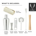 thumbnail image 5 of Viski Stainless Steel Travel 6PC Bartender Kit for Home Bar, Barware Gifts, 5 of 6