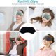 thumbnail image 5 of Cómoda y suave máscara para ojos que funciona con cada posición de siesta, bloquea la luz, para viajes y siestas de meditación, 5 of 5