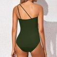 thumbnail image 5 of One Piece Swimsuit For Women Slanted Shoulder Hollow 1 Piece Swimsuit Womens Swimwear, 5 of 7