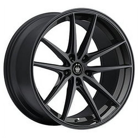 1 X Konig 37B Oversteer 18X8 5X120 72.56 Hub  35 Offset Black Wheel Rim