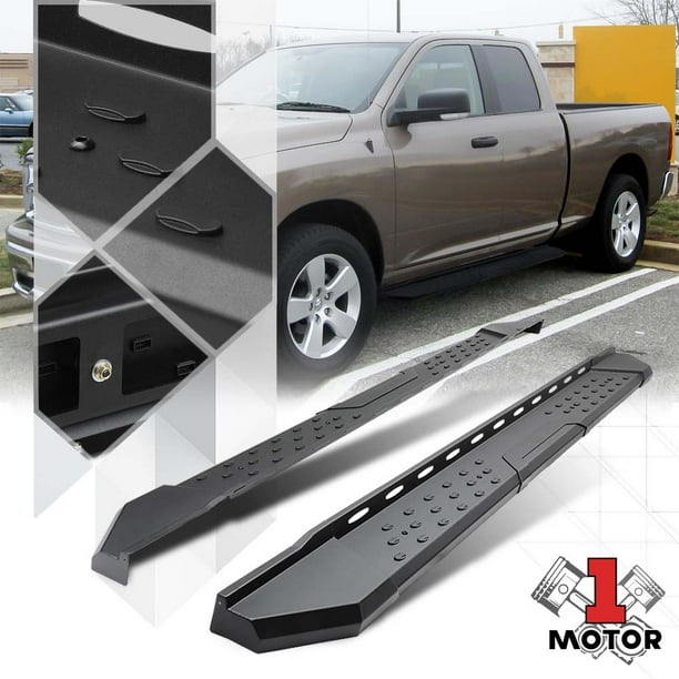 Black Running Board 5.5"Side Step Nerf Bar for 0920 Dodge Ram 1500