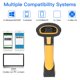 thumbnail image 3 of Escáner De Código 2D, BT Indicador Portátil Escáner De Código De Barras 2.4G Inalámbrico IP68 De Alta Velocidad Para Supermercado, 3 of 7