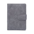 thumbnail image 1 of Funda para pasaporte, billetera con bloqueo RFID, estuche de cuero para tarjetas, accesorios de viaje para mujeres y hombres, 1 of 5
