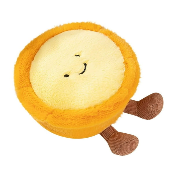 Jellycat, Jelly Cat, Jellycat Stuffed Animals, 4" Egg Tart Jellycats Plushies, All Jellycat, Jelly Cats Stuffed Toys, Jellycat Plush Toys Gifts for Girls Boys Kids Children