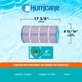 thumbnail image 3 of Hurricane Filters HF8409-01P Platinum Purple Spa Filter Cartridge Replacement, 3 of 6
