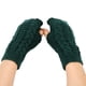 thumbnail image 5 of Guantes de punto de medio dedo para mujer, cálidos, de otoño e invierno, de lana acrílica, con dedos descubiertos, de color liso, cortos, 5 of 5