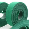 thumbnail image 3 of 5m/roll Green Cable Ties Reusable Loop Bundle Self Adhesive Nylon Strap Organizer Clip Wire Holder Management Fastening Tape DIY width 15mm 15 rolls, 3 of 5