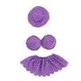 thumbnail image 1 of Atuendo para Ganso Conjunto de Bikini con Accesorios para Estatua Decorativa Material Lavable y Resistente Brinda Toque Divertido y Especial Adecuado para Reuniones al Aire Libre y Púrpura, 1 of 8